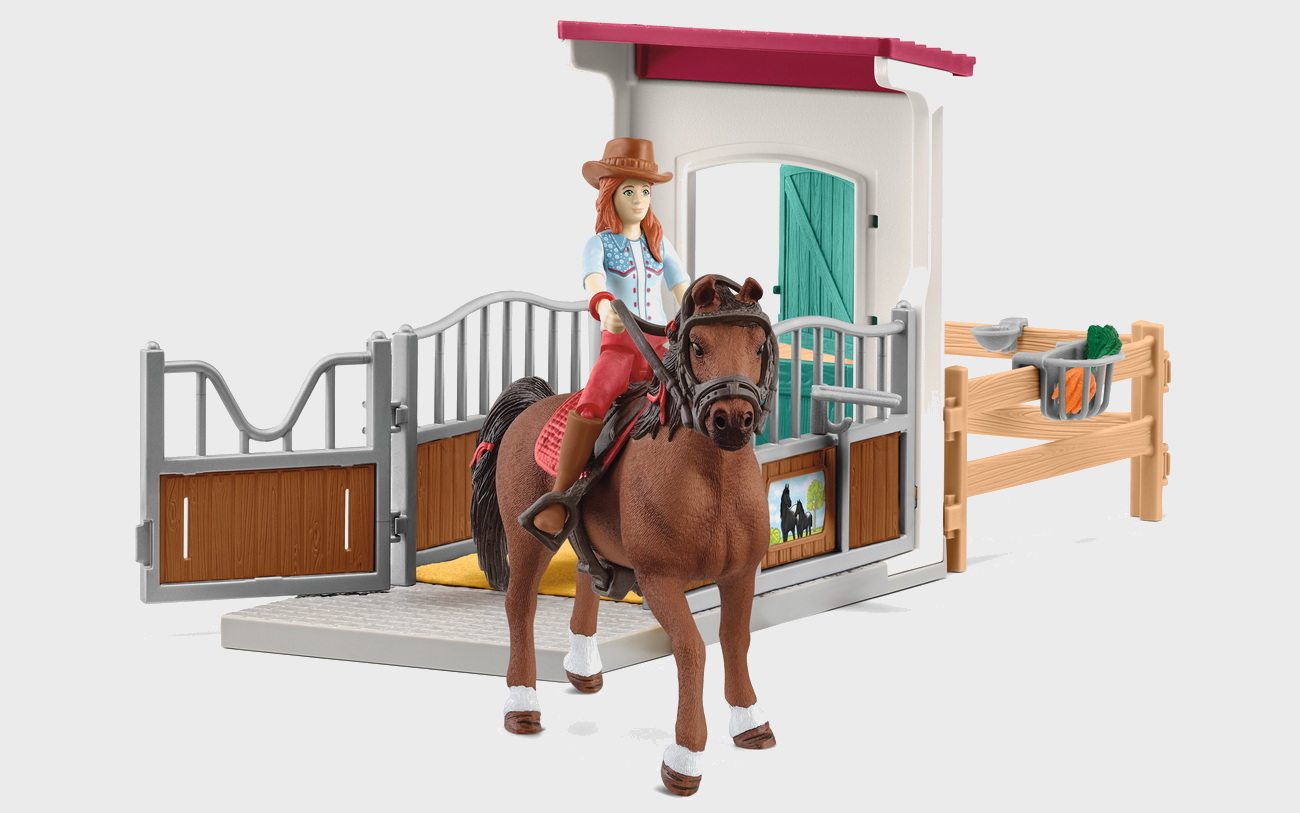 Pferdebox mit Hannah & Cayenne - schleich (42710) Horse Club
